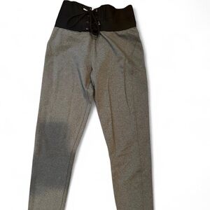 Kids Gray Pants with Black Waistband